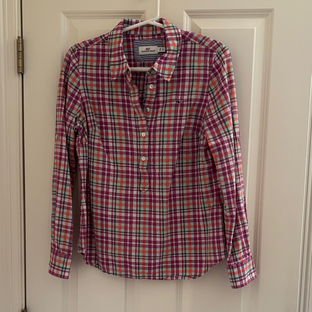 Vineyard Vines Multicolor Plaid Shirt